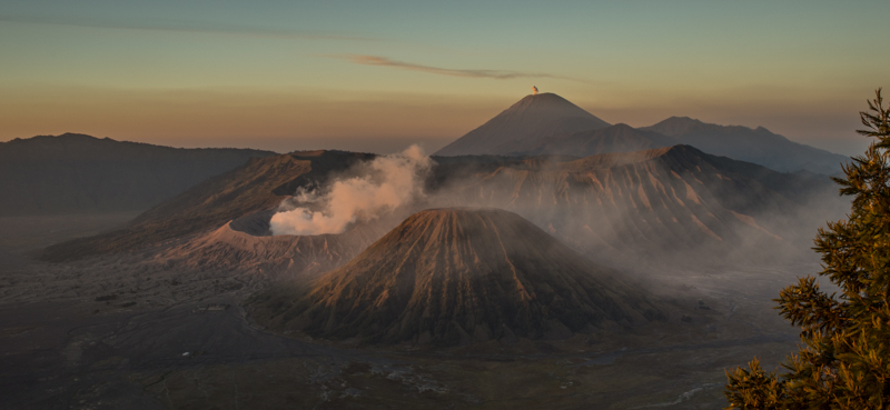 The Sunrise View of Mount Bromo
